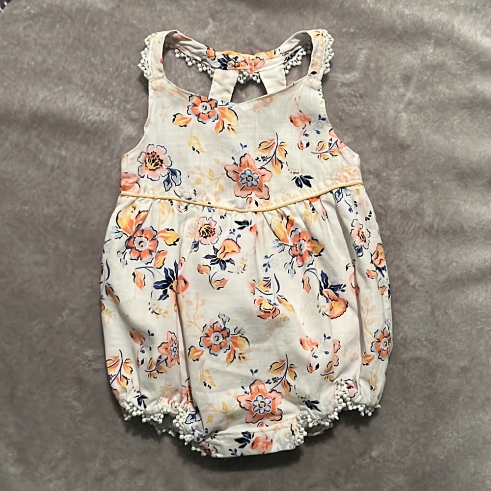 Floral Bubble Romper